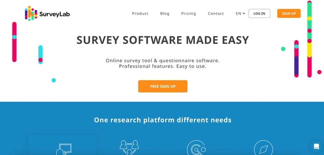 best survey software option, surveylab
